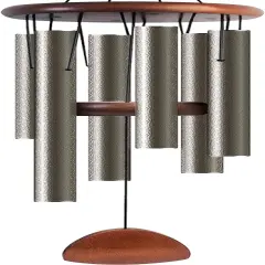 Large Aluminium Wind Chimes 37 Inches to Create a Zen Atmosphere Suitable for Outdoor, Garden, Patio Decoration. Classic Wind Chimes with Wind Catcher Suitable as A Gift for Unisex(Copper)