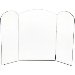 Plymor 9" Arched Backdrop, 5mm Thick Beveled Glass Mirror