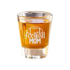 2oz Football Mom Shot Glass