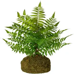 Fake Plants 18'' Tall Artificial Boston Fern Plant Realistic Faux Plants with Mossy Plant Bale, Ferns Artificial Plants Indoor Potted Plants Artificial Decor for Home Office Farmhouse Kitchen Bathroom