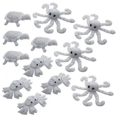 Color-Me&trade; Fabric Sea Life Creatures, 8" - 10", 3 Designs (Pack of 12)