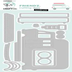 Studio Light Friendz Cutting Dies -Nr. 969 Foodtruck