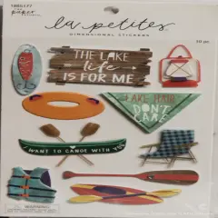 La Petites Lake Life Dimensional Stickers