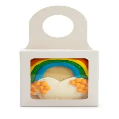 White Wine Bottle Box 3 5/8" x 1 1/8" x 3 5/8" 25 pack FS356W