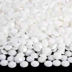 5000PCS 3MM Resin Flatback Rhinestones - White