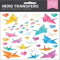 Hero Arts Hero Transfers 6"X8"-Origami Cranes