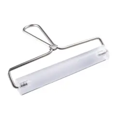 Acrylic Polymer Clay Roller, Slab Rolling Pin with Handle for Arts and Crafts, 6 in Clear