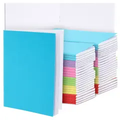 48 Pack Unlined Pocket Size Notebook, Blank Books for Kids To Write Stories Bulk Set, 6 Colors (4.3 x 5.5 In)