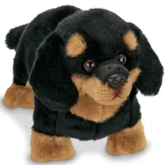 Bearington Harley The Dachshund Stuffed Animal, 13 Inch Weiner Dog Stuffed Animal, For Ages 3-14 Black