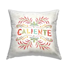 Stupell Industries Caliente con Patr&oacute;n Vibrante Outdoor Printed Pillow