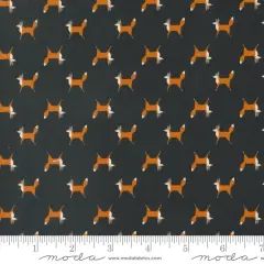 Fox Trot in Midnight (48394 21) | Woodland Wonder | Gingiber | Moda
