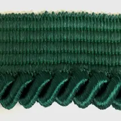 Large Twist Cord with Lip Piping Trimming - 6 Yards - Many Colors Available! Dark green