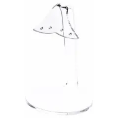 Plymor Clear Acrylic 2 Pair Hanging Earring Display Stand, 2.5" W x 2" D x 3.125" H