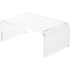 Plymor Clear Acrylic Rectangular Display Riser, 2" H x 5" W x 3" D (1/8" thick)