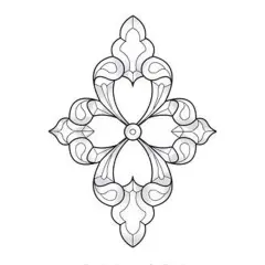 8" x 12" Exquisite Clear Glass Bevel Cluster EC603