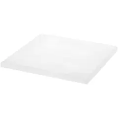 Plymor Frosted Acrylic Square Beveled Display Base, 7" W x 7" D x 0.5" H