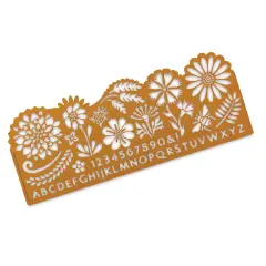 Another Studio Brass Stencil - Botanical