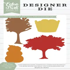 Echo Park Designer Small Die set-Fall Trees