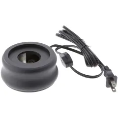 Bard's Black Round Lighted Display Base, 2" H x 4" W x 4" D