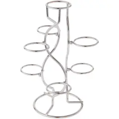 Bard's Silver Egg Stand/Holder, 7 Egg Display, 1.375" Diameter