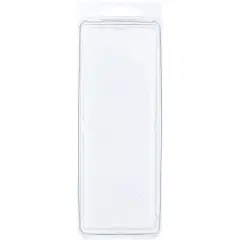 Collecting Warehouse Clear Plastic Clamshell Package / Storage Container, 6.125" H x 2" W x 1.25" D