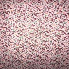 1 Yard Red Small Daisy Print Poly Cotton Fabric for Crafts Garments and Decorative Sewing 59/60 Inch Width