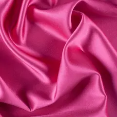 1 Yard Beetroot Silk Crepe Back Satin Opulent Smooth Soft Lustrous Fabric 44 inch Width