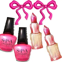 6Pcs Spa Party Decoration Balloons(pink)