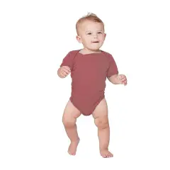 Bella + Canvas&reg; Infant Triblend Short Sleeve One Piece - 134B Mauve Triblend