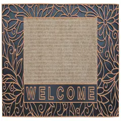 16''x28'' Bouquet Door Mat - 2 Colors! Bronze