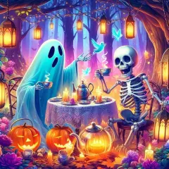 Halloween Ghost Diamond Painting Kits - 12x12 in
