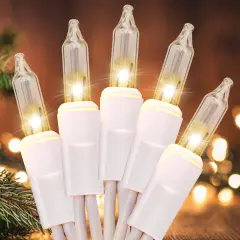 50 Count Christmas String Lights - 13FT, Warm White