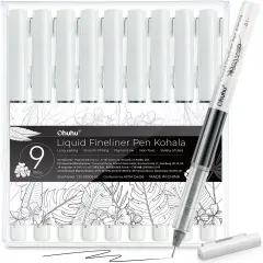 Liquid Fineliner Drawing Pens