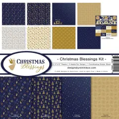 Reminisce Collection Kit 12"X12"-Christmas Blessings