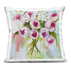 Stupell Industries Abstract Peony Cluster Indoor Pillow, 18 x 7 x 18