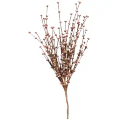 Buttercup Spray With Pip Berries Burgundy