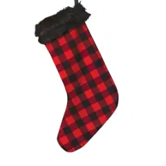 Red Buffalo Check Stocking