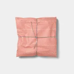 Coral Fine Line Gift Wrap