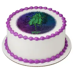 Virgo Zodiac Sign PhotoCake&reg; Edible Cake Topper Icing Image for 6 inch Round cake or larger