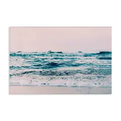 Stupell Industries Ocean Wave Blush Canvas Wall Art Design by Sisi and Seb