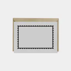 Little Scallop Border Note Cards II