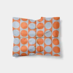 Circle Checker Gift Wrap IV