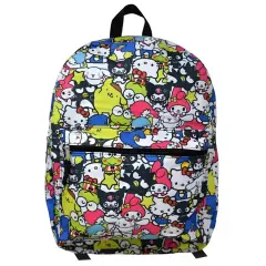 Sanrio Hello Kitty & Friends All Over 16" School Backpack with Front Pocket