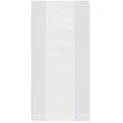 Plymor 4" x 2" x 8" (Pack of 100), 1 Mil Gusseted Plastic Bags