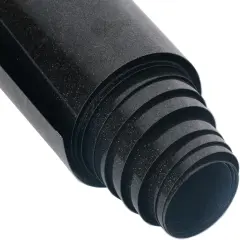 Glitter Heat Transfer Vinyl for T Shirts, 12" x 8 FT Glitter Black Iron on, Outlast 50+ Washes