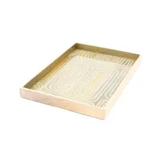 Running Stripes Wooden Tray