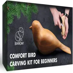 Wood Carving Kit Comfort Bird DIY Kits for Adults Hobbies Whittling Knife Kit for Beginners & Kids Adult Craft Kits Wood Carving Knife Set
