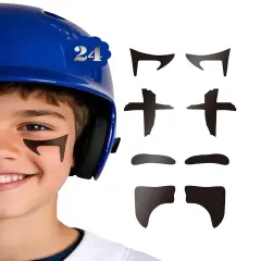 Sports Eye Black Stickers for Men Women，Football Baseball Softball Lacrosse Fans Breathable Eye Strips for Party Game Sport Supplies (Mixed1, 24 Pairs)