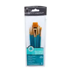RSET-9184 | 7pc Golden Taklon Variety Brush Set