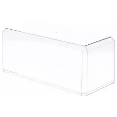 Pioneer Plastics 576C Clear Plastic Beveled Edge Display Case, 6" W x 7" D x 15.5" H (Mailer Box)